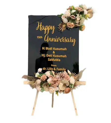 Papan Bunga Akrilik Uteran